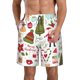 thumbnail image 1 of Fotbe Snowflakes Santa Claus Trajes de Baño Estampados para Hombre, Shorts de Verano de Secado Rápido, Ropa de Playa, Bañadores-Medium, 1 of 6