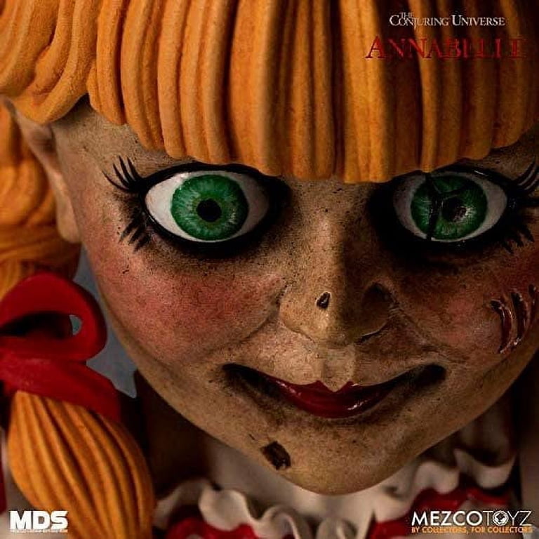 Figura Coleccionable Annabelle De Eaglemoss – Edición Annabelle Comes Home, 8 Cm, Pintada A Mano En Poliresina, Base De Exhibición