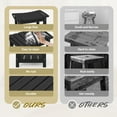 thumbnail image 6 of SERWALL HDPE Shower Bench for Inside Shower, Waterproof Shower Stool with Handles- Black, 6 of 10