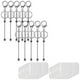 thumbnail image 1 of Beadable Keychains Bars, DIY Keychains Bars for Beads Including 10 Beadable Keychain Bars 10 Resealable Pouch, 1 of 5