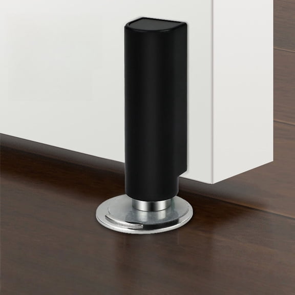 Magnetic Door Stoppers, Stainless Steel No Drilling Wedge Stops, No Drill Strong Door Stopper, Heavy Duty Catch Holder to Keep Doors Open, 1 Set, 3.0x1.0" & 1.65x0.62"