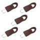 thumbnail image 1 of Guardurnaity Tirador de cremallera de repuesto para fijador de cremallera de ropa para maleta de viaje Accesorios de disfraces Marrón 8 # 5 piezas, 1 of 6