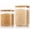 132oz & 63oz 2 Pack, variant on Square Glass Food Storage Jars 132oz & 63oz 2 Pack For Flour Sugar Cereal Rice