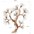 thumbnail image 3 of Shimmering Cedar Metal Wall Sculpture Multi Metallic, 3 of 5