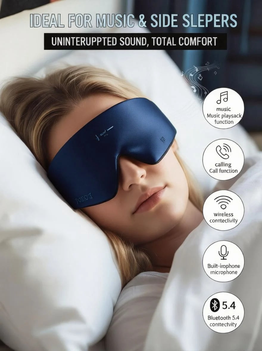 FACEMOON Wireless Sleep Headband Headphones Comfortable Design for Restful Sleep Nighttime Relaxation
