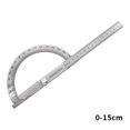 thumbnail image 1 of 15cm Large Hollow Stainless Steel Angle Finder Tool - 0-180 Degree Protractor with Clear Markings for Woodworking, Carpentry & Metal Projects - Durable, Compact 180° Arc Measuring Gauge for Precision, 1 of 6