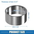 thumbnail image 4 of 2 Pcs Motorcycle Exhaust Muffler Pipe Gasket 55mm ID 60mm OD Universal Seal Ring Silencer Connector, 4 of 6