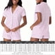 thumbnail image 3 of Pj Lounge Set Y2k Loungewear Pjs Conjunto Pijamas para Mujer 2 Piezas Mono Manga Corta Con Botones Regalo Navidad Y Acción Gracias, 3 of 9