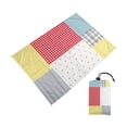 thumbnail image 3 of Sentmoon Outdoor Picnic Blanket Travel Blanket 200x140cm Microfiber Beach Blanket Double Sided Large Rectangular Thick Beach Mat Quicks Dry Sand Free for Travel Pool Swimming, 3 of 7