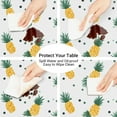 thumbnail image 4 of Round Fitted Tablecloth with Elastic Edge Cherries Theme Table Cloth for 36"-42" Round Tables Washable Table Covers for Dinning Party Picnic Camping, 4 of 6