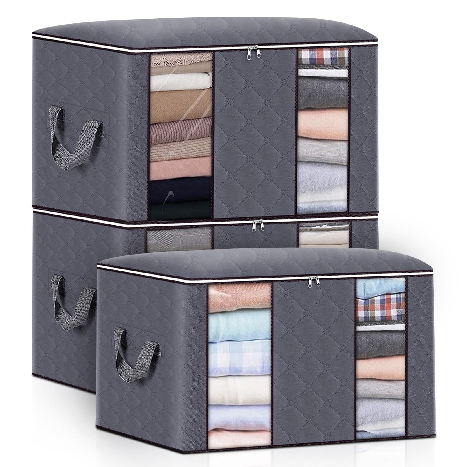 homyfort Dresser Drawer Organizer Dividers Clothes Foldable Storage Bins Cubes 
