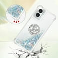 thumbnail image 4 of Compatible with Motorola Moto G Play 4G 2024 Case Liquid Moto G Play 4G 2024 Case Glitter Cute Clear with Kickstand Diamond Ring Shockproof Case for Moto G Play 4G 2024 Sliver YBR, 4 of 5