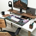 thumbnail image 3 of Pink Japan Desk Pad Anime Gaming Green Mouse Pad Large Mouse Pad For Desk Computer Pc Laptop Office Decor For Women, Anime Mouse Keyboard Pad Stitched Edges Non-Slip Rubber Mat Desk Pad (31.5x15.7 In, 3 of 6