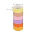 thumbnail image 2 of Gongxipen 1 Set Chic Washi Paper Tapes Fashion Decorative Stickers Lovely Tape Gift Packaging Band (Candy Color L Size), 2 of 8