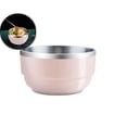 thumbnail image 1 of Dvruxg Stackable Stainless Steel Insulated Bowl, Portable Double-Layer Fruit Basin, Compact Lunch Food Container for Picnic Use, 1 of 5