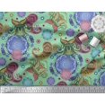 thumbnail image 3 of Soimoi Poly Georgette Fabric Mandala & Paisley Ethnic Decor Fabric Printed Yard 52 Inch Wide, 3 of 3