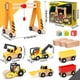 thumbnail image 4 of Juego de juguetes de construcción Atoylink Wooden con tren magnético, 15 piezas, 4 of 7