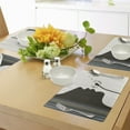 thumbnail image 4 of Ambesonne Modern Place Mats Set of 4, Woman and Dandelion, Standard Size, Multicolor, 4 of 6