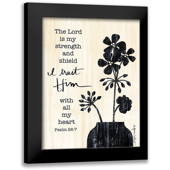LaPoint, Annie 12x14 Black Modern Framed Museum Art Print Titled - The Lord