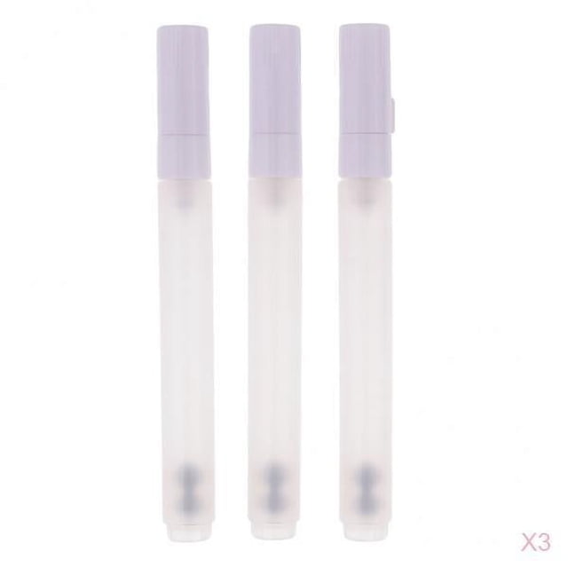 3x 3 Paquetes de Rotuladores Vacíos Recargables Portátiles Tinta de de Tubo de Vacía
