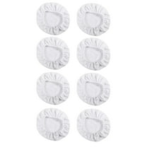 Cleaning Brush, Ongmies 8Pack Car Polisher Pad Bonnet (5 to 6 Inches) Soft Microfiber Polishing Bonnet Buffing Pad Cover, Cleaning Brush, 8*Waxing Pad