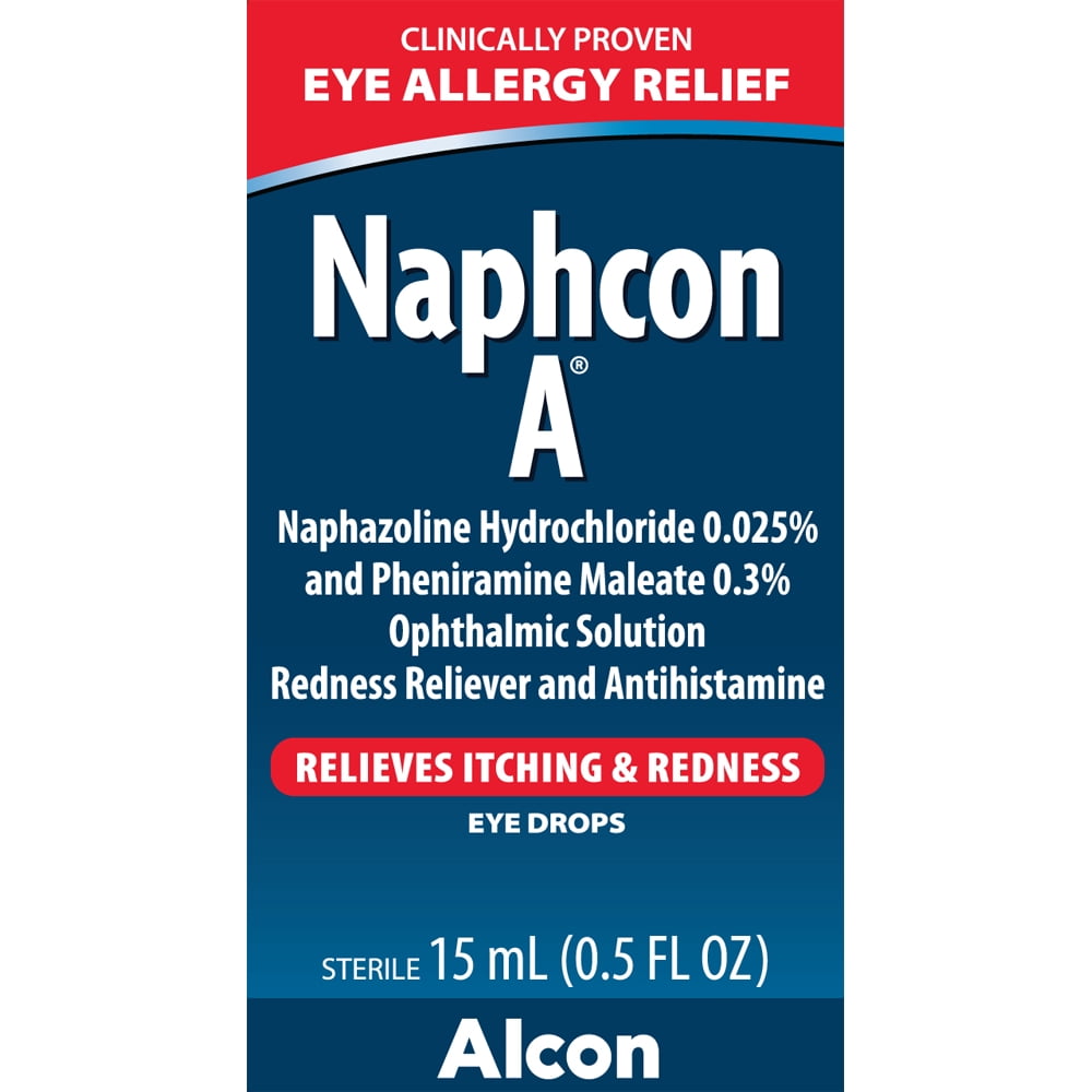 Naphcon A Antihistamine Eye Drops For Eye Allergy Relief, 15 Ml