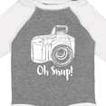 thumbnail image 4 of Inktastic Camera Oh Snap Boys or Girls Long Sleeve Baby Bodysuit, 4 of 5