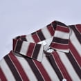 thumbnail image 2 of Aayomet Men's Long Sleeve Dress Shirt Button Down Striped Dress Shirt (, M), 2 of 5