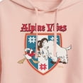 thumbnail image 3 of Disney - Alpine Vibes - Juniors Cropped Pullover Hoodie, 3 of 5