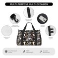 thumbnail image 4 of Balery Cute Dogs Puppy2 Bolsa de Gimnasio para Mujeres, Bolsa de Viaje con Bolsillo Húmedo, Bolsa de Fin de Semana para Mujeres, Bolsa de Viaje Resistente al Agua, 4 of 7
