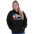 thumbnail image 4 of Dominican Pride Parade Country Flag Hoodie Sweatshirt Women Men Brisco Brands S, 4 of 5