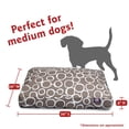 thumbnail image 3 of Majestic Pet | Fusion Shredded Memory Foam Rectangle Pet Bed For Dogs, Removable Cover, Mocha, Medium, 3 of 6