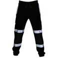 thumbnail image 1 of MYG Men's Autumn Casual Work Clothes With Reflective Stripe Ankle Banded Pants, 1 of 8