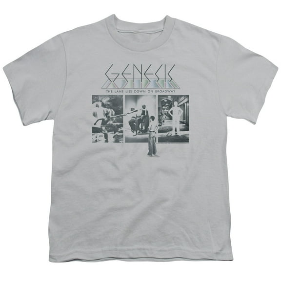 Genesis The Lamb Down On Broadway Youth 18/1 T-Shirt Silver