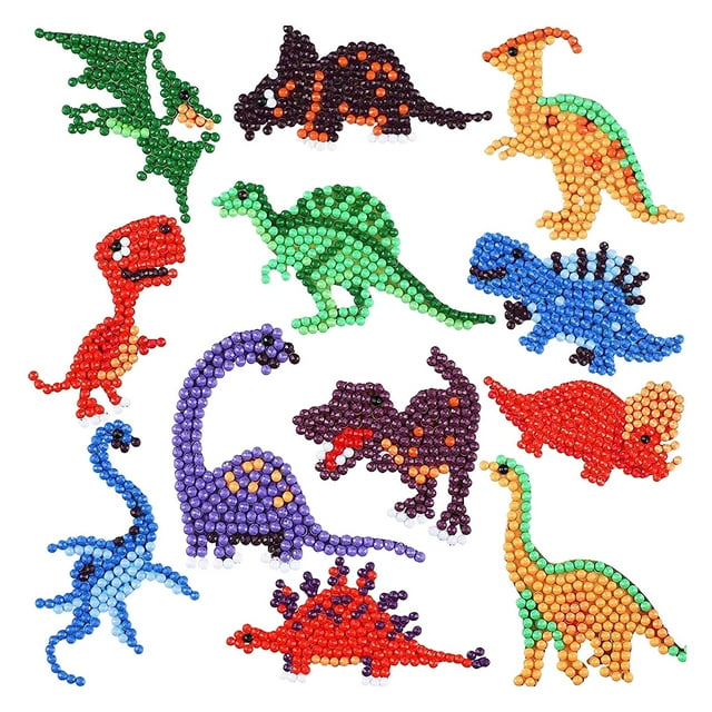 Juego de ImáGenes de Pintura de Diamantes 5D para NiñOs, Kit de Pegatinas de Pintura de Diamantes de Animales DIY, ArtesaníA de Cristal para NiñOs