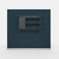 thumbnail image 4 of Ada Home Decor Furniture 3 Tier 33.5" Anthracite Knerr Modern Hanging Floating Shelves, 4 of 7