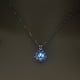 thumbnail image 3 of Fiudx Collar de Moda para Mujer con Colgante de Flor de Cristal Ahuecado, Collar Luminoso, 3 of 4