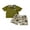 Green, variant on BemeyourBBs Toddler Baby Boy Duck Hunting Clothes Summer Outfit Camouflage Mallard Quarter Zip Short Sleeve Shirt Pockets Shorts 2 Piece Set