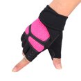 thumbnail image 3 of Levantamiento de pesas Guantes de gimnasio Entrenamiento Fitness Muñeca Entrenamiento Ejercicio Deportes (Rose Red S), 3 of 8