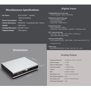 Gustard R26 II dac, r2r Streaming Decoder preamp,Fully balanced digital-analog converter,suitable for home audio,Silver