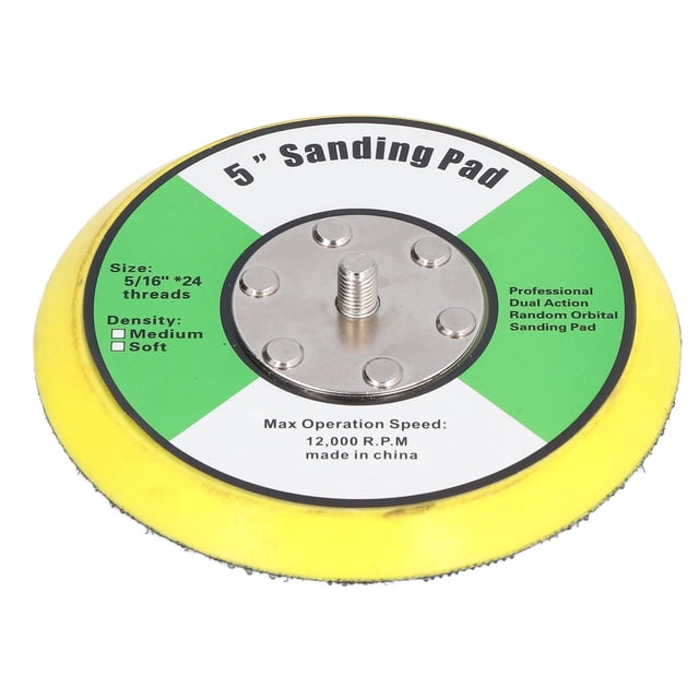 Placas de Respondo de Gancho, Lijadore de Aire, Pulidore, Almohadilla de Responder de Pu, Lijado, Pulido, Aplicable para Carpintería y Garaje