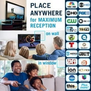 FlatWave Amplified Razor-Thin HDTV Indoor Antenna