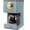 Ash Blue, variant on Drip Coffee Maker, Coffee Machine with 25 Oz Glass Coffee Pot, Retro Style Coffee Maker with Reusable Filter & Three Brewing Modes, Warming Plate