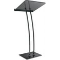 thumbnail image 2 of 45" Acrylic Podium Stand, Ultra Clear Iron Pulpits for Churches, Modern Podium Lectern for Church, Conference, Speech, Classroom, 44.9"H x 23.6"L x 15.7"W (Silver), 2 of 8
