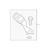 Genuine OE Honda Outer Buckle - 04826-TG7-A00ZB