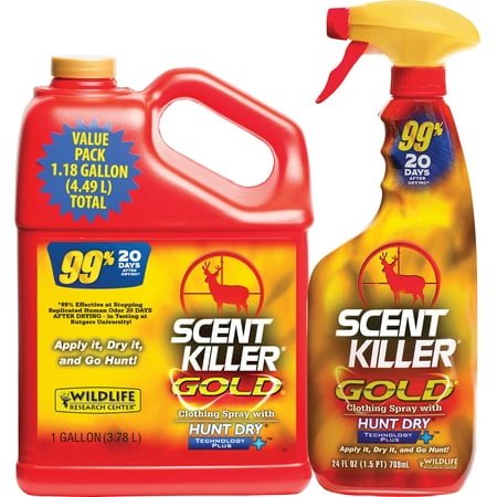 Wildlife Research Center Scent Killer Gold Spray Gallon Combo