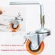 thumbnail image 5 of Ruedas giratorias YEWEKE de PVC de alta resistencia con freno, 5 cm, 300 kg, 5 of 7