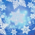 thumbnail image 6 of Northlight Sparkling Snowflakes "Merry Christmas" Outdoor House Flag - 28" x 40", 6 of 7