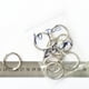 thumbnail image 2 of 10 piezas de hebilla de cinturón de correas de O de gancho de metal de 0,98 pulgadas de diámetro interior Hugo Anillo de O, 2 of 9