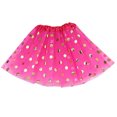 thumbnail image 2 of Elainilye Fashion Kids Fairy Skirt Pleated Gauze Short Skirt Performance Dancing Skirt Gauze Dress,Pink, 2 of 3